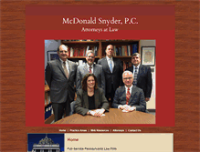 Tablet Screenshot of msl-attorneys.com